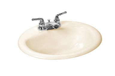 SINK LAV 20X17 OVL BONE