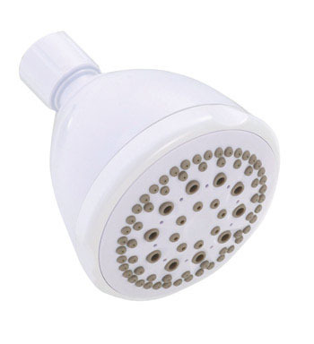 SHOWERHEAD 5 SPRAY WHITE