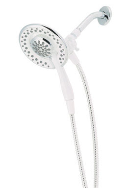 SHOWERHEAD 2 IN 1 WHT