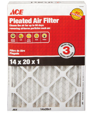 ACE FILTR PLT 3PK14X20X1