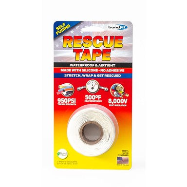 Rescue Tape 1" X 12' White