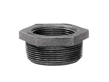 1 x 3/4" Black Hex Bushing