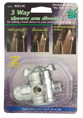 3 Way Shower Diverter Chrome