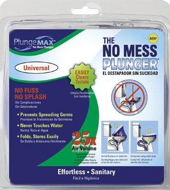 No Mess Sanitary Plunger