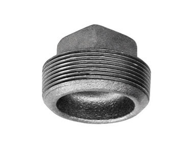1-1/4" Black Pipe Plug