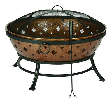 35.8" Steel Noma Wood Fire Pit