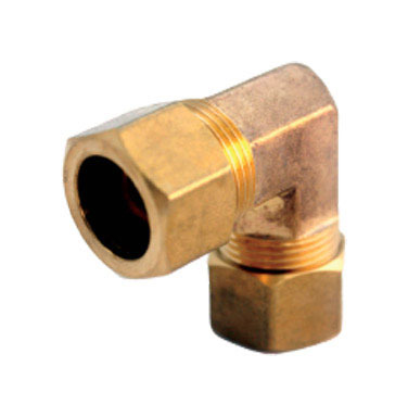 Compresson Elbow 7/8" Brs