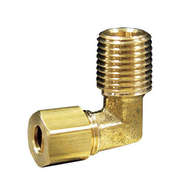 Compresson Elbow 5/16"x1/4" Brs