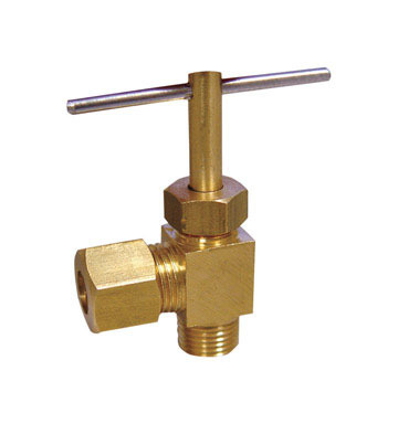 Needle Valve 1/4"x1/4"mpt Brs