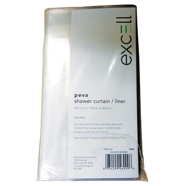 LINER SHOWER CURTAIN CLEAR