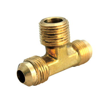 1/2"x1/2"X1/2"M Tee Flare Bz C25
