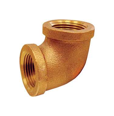 1/2" BRASS 90# ELBOW