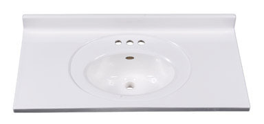 VANITYTOP SOLIDWHT 37X19