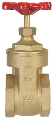 VALVE GATE BRASS 2.5"IPS