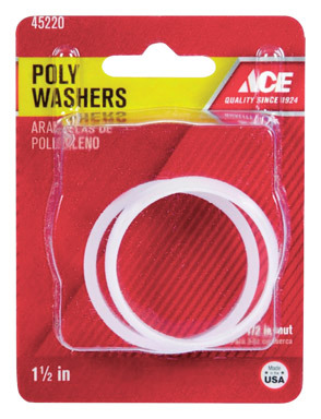 2PK 1-1/2" Plastic Slip Washer