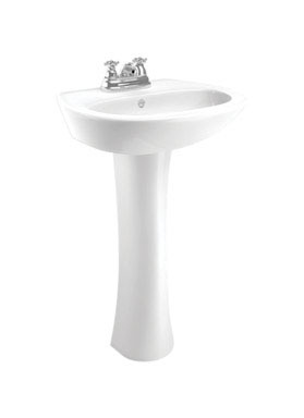 LAV SINK&PDSTL WHT TERRA