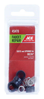 Ace For Delta 1/2 in.-24 Plastic/Steel Faucet Seats and Springs