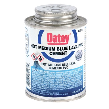 Pvc Cement Hot Med Blue 8oz