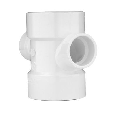 Tee 2x2x1.5x1.5" Pvc Dwv