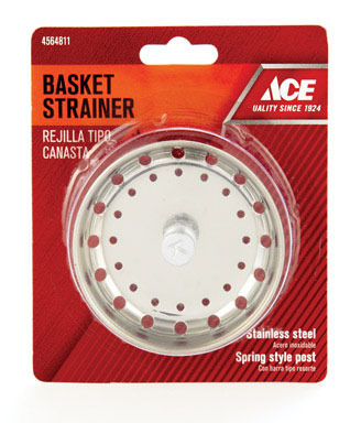 Sink Basket Strainer 3-/18" Ss