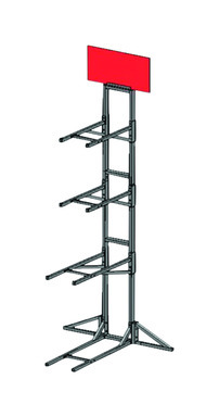 FIREBWL DSPLY RCK 4TIER