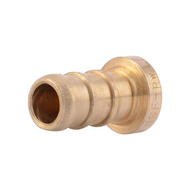 3/8" Brass Barb Pex Plug
