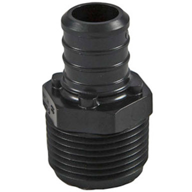 SharkBite 1/2 in. Barb  T X 1/2 in. D MNPT  Poly Alloy Male Adapter