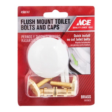 TOILET BOLTS FLUSHMOUNT