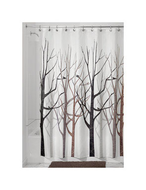 SHOWER CURTAIN BARETREES