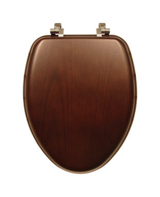 TOILET SEAT ELNG WALNUT