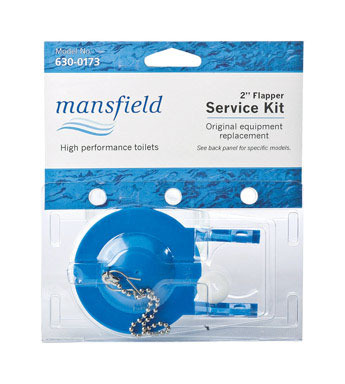 Toilet Flapper Kit Univ 2"