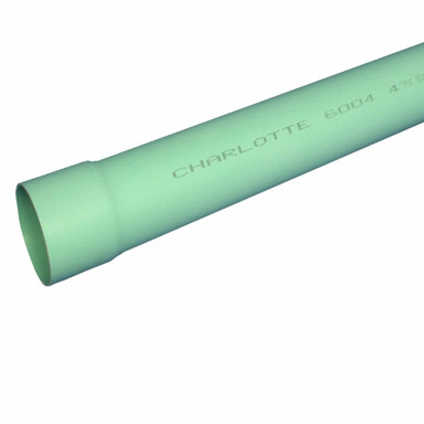 4"X10' Solid SDR35 PVC PIPE GREE