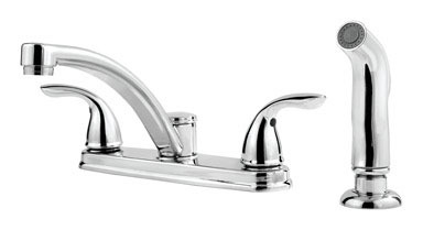 FAUCET 2H W/SPRAYER CHM