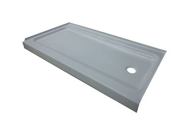 Shower Base Rh 60"x32" Wht