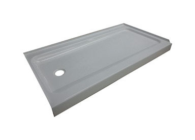 SHOWER BASE LH 60X30 WHT