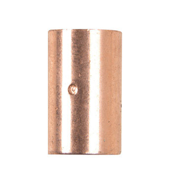 1/4" Copper Coupling W/Stop