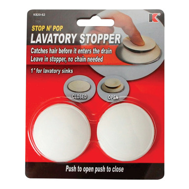 LAVATORY STOP 1" 2PK