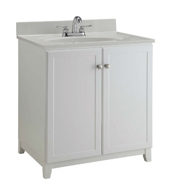 VANITY 2 DOOR 30X21 WHT