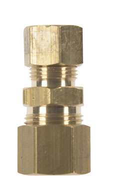 COMPRSN UNION 1/2X3/8"BR