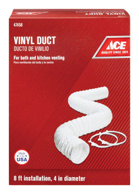 4"x8' Ace Conducto Vent Vinyl