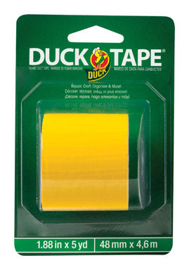 DUCK TAPE YELLOW 1.88"X5YD