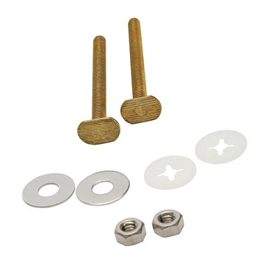 3-1/2 Bowl to Floor Brass Bolts