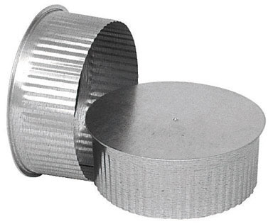 PIPE END CAP CRMPD 5"DIA