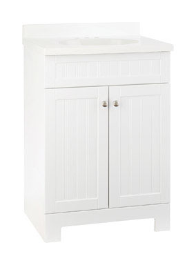 VANITYCMBO EDGWTR WH 24"