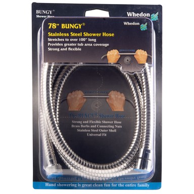 BUNGY SHOWER HOSE 78"CHM