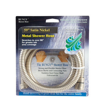 59" Nickel Bungy Shower Hose