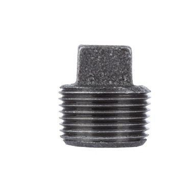 STZ Industries 3/4 in. MIP each T Black Malleable Iron Plug
