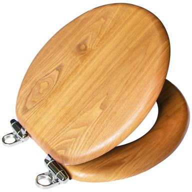 TOILET SEAT ROUND OAK