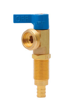 SharkBite 1/2 in. PEX Barb  T X 3/4 in. S Brass Washing Machine Valve