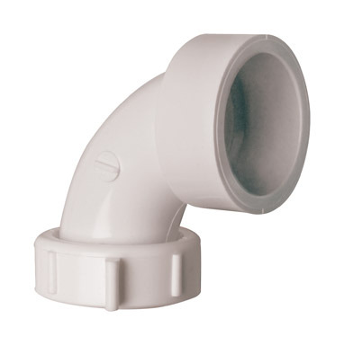 1-1/2" Plastic 90 Degree Elbow